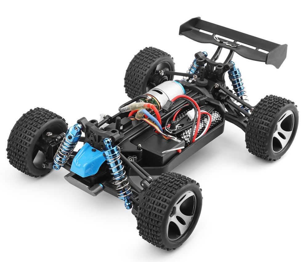 Carro telecomandado RC Buggy Wltoys 184011 escala 1:18 30km/h Lipo 4x4