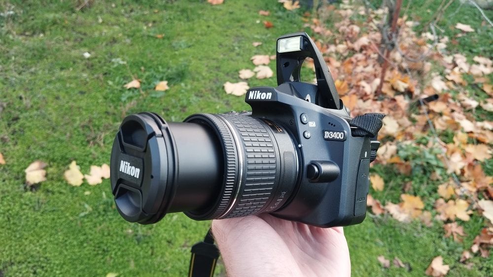 Nikon D3400+Bluetooth 3000 Пробег+Сумка зеркалка зеркальный фотоаппар
