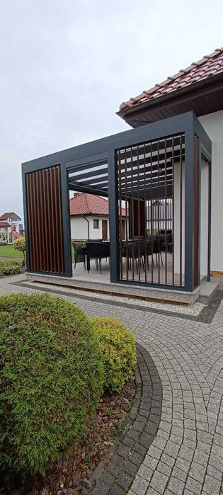 Zadaszenie tarasu, pergola, ogród zimowy, szklany, patio, oranżeria