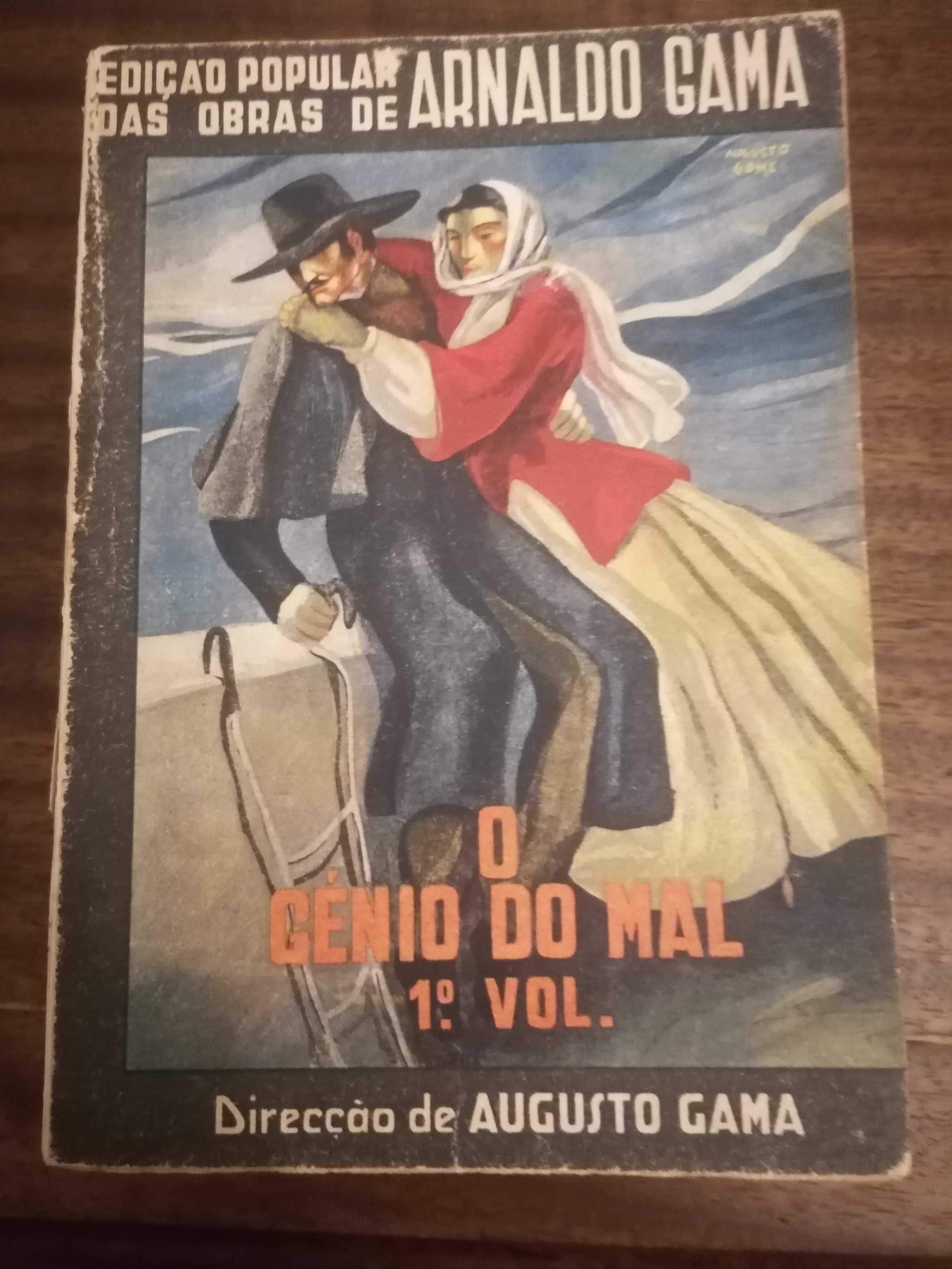 Livros “O Génio do Mal” de Arnaldo Gama