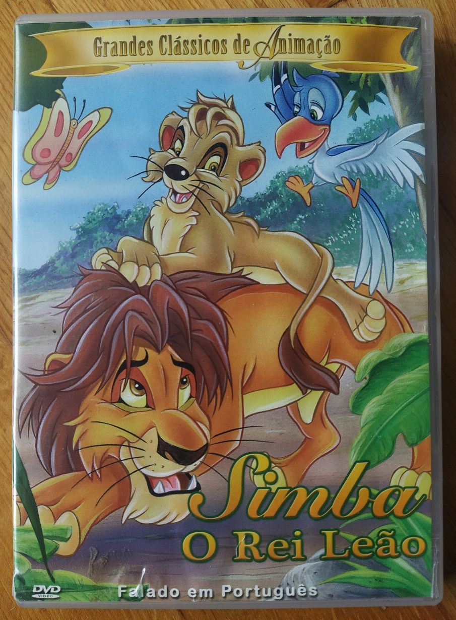 Conjunto 3 DVDs: Simba, O Comboio dos Pestinhas e Inglês