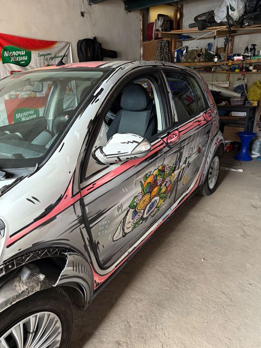 Smart ForFour після ДТП 2004 року