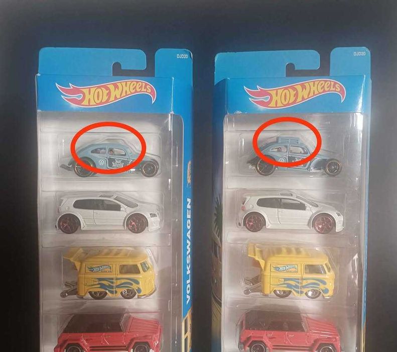 Hot Wheels Pack 5 VW 2015