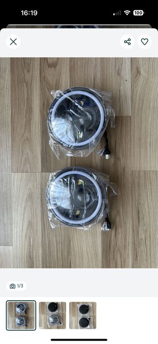 Lampy przód przednie Jeep Wrangler Gladiator Jk JL TJ JT