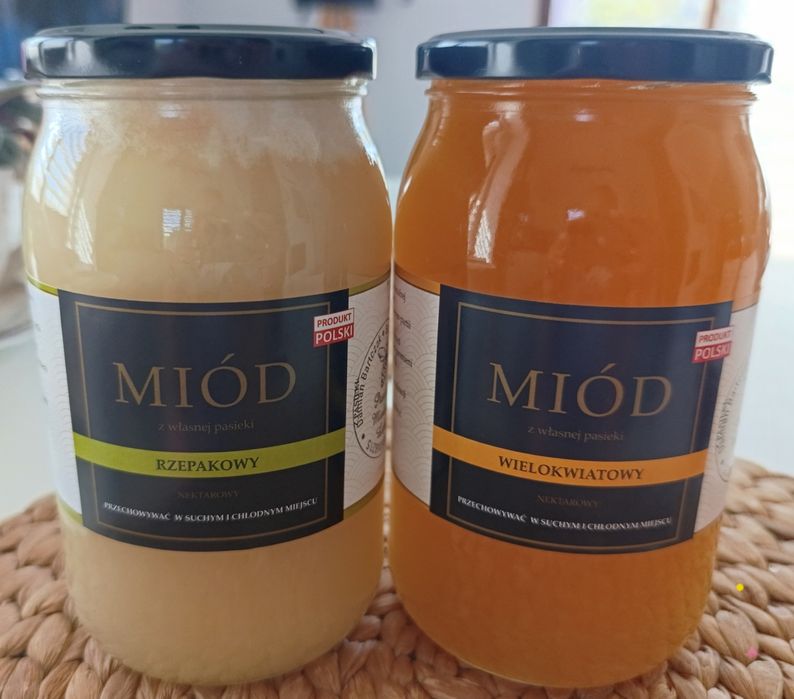 Miód rzepakowy, wielokwiatowy