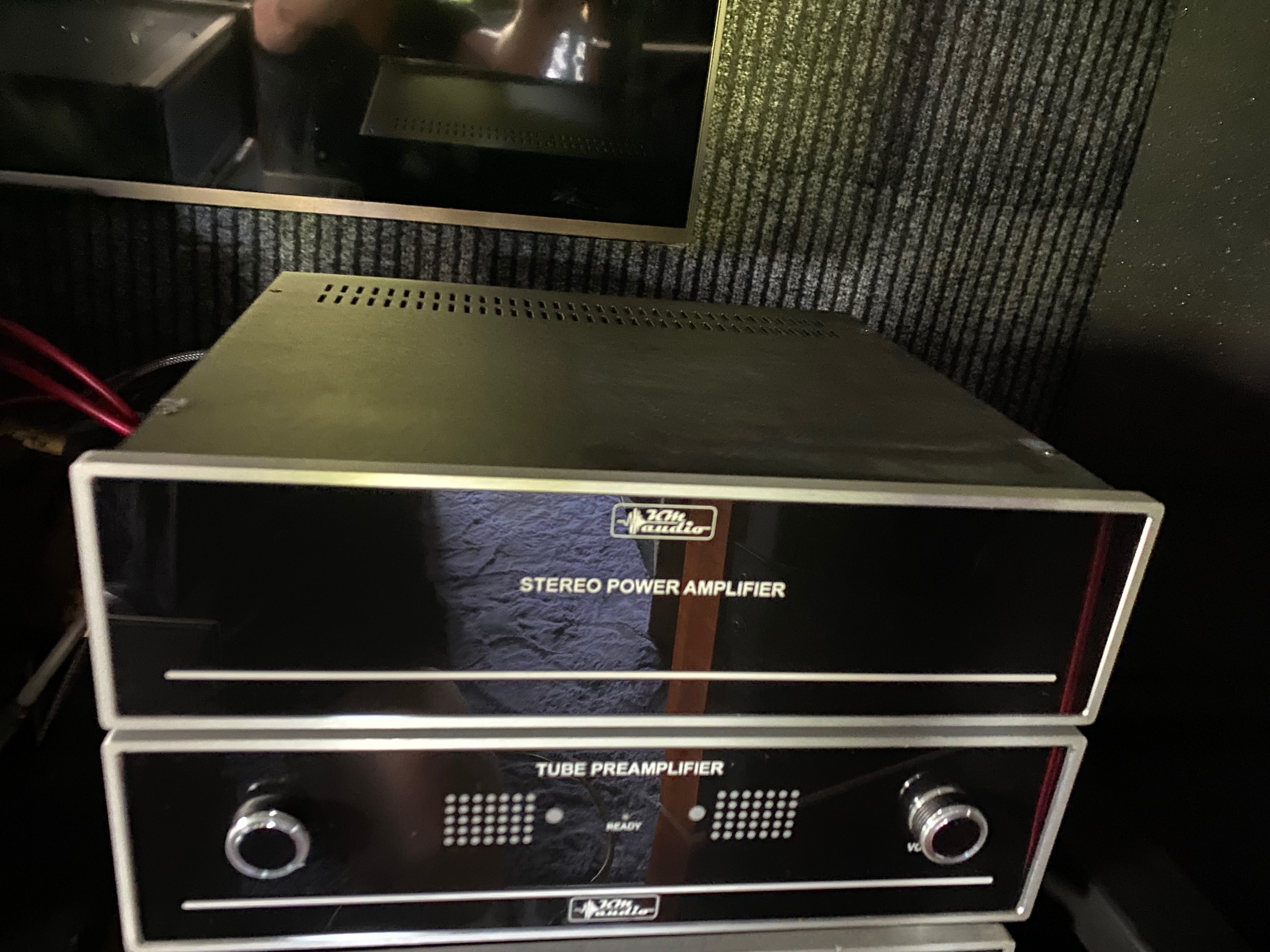 Preamp lampowy + końcówka mocy High-end