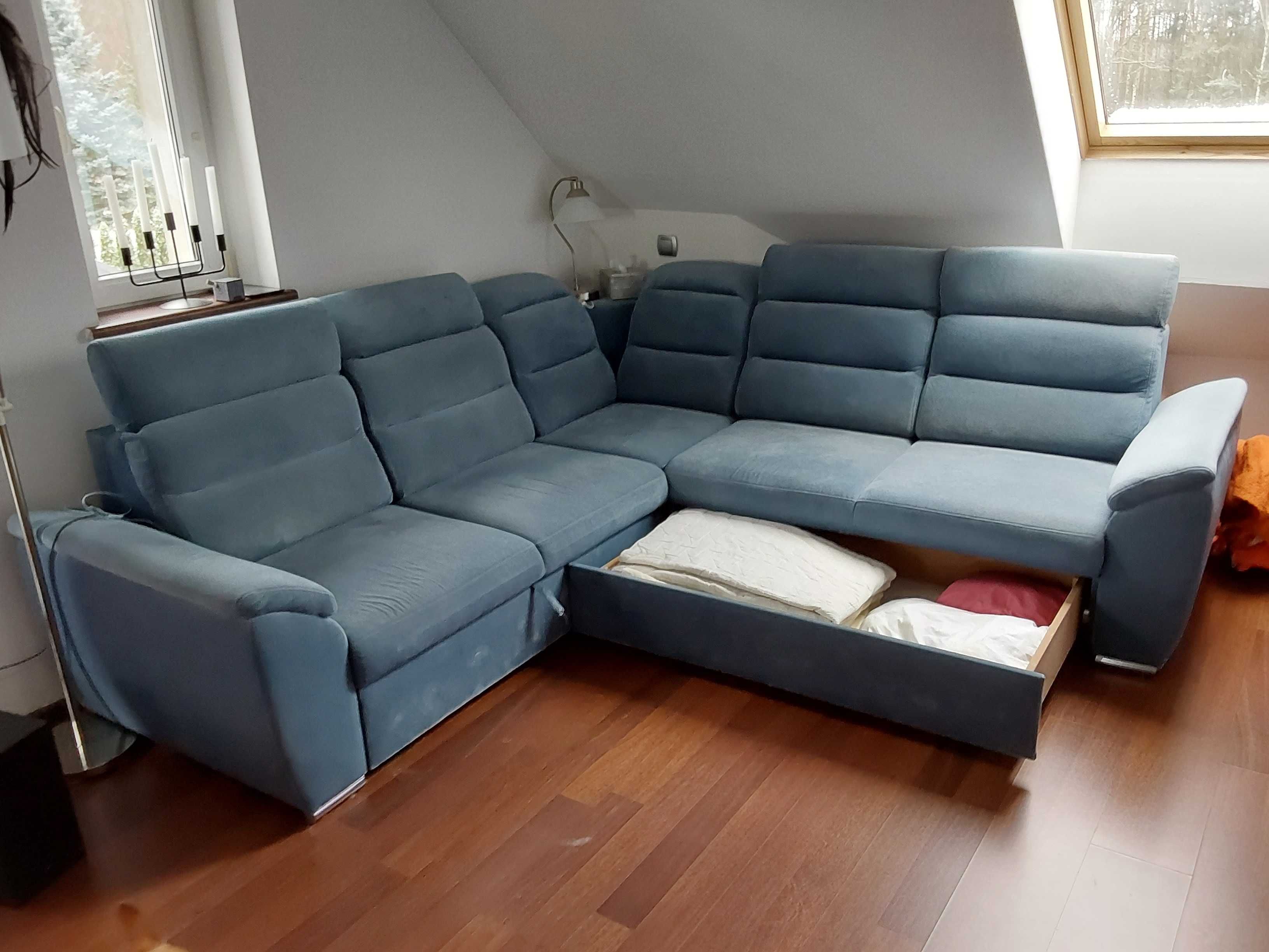 Sofa, narożnik z funkcją spania, od Agata Meble 250x250