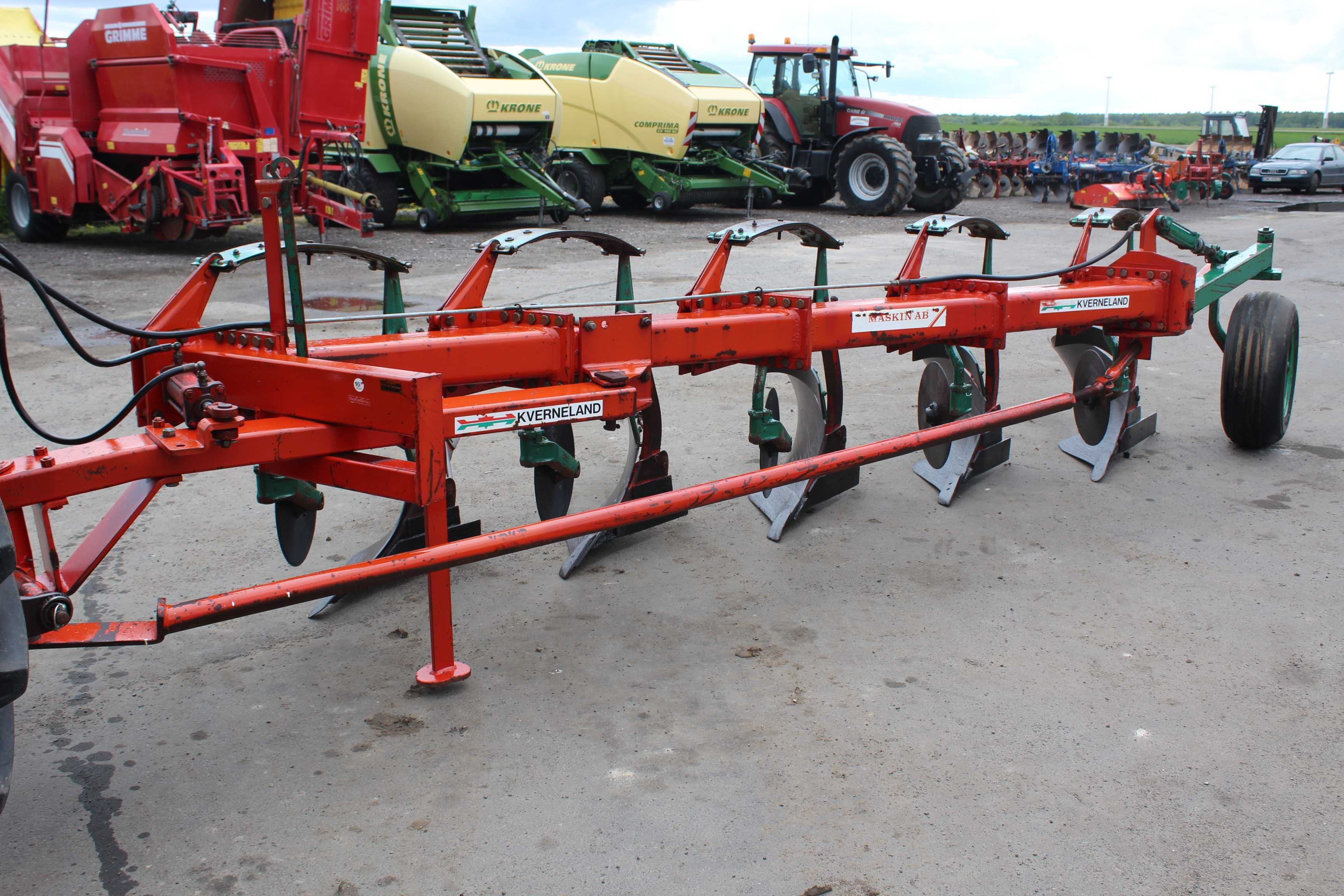 Pług Kverneland 5 skibowy overum kuhn