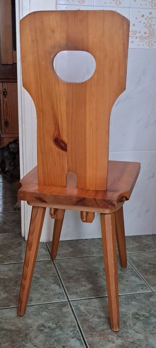 Stół + 3 krzesła komplet sosna Cepelia