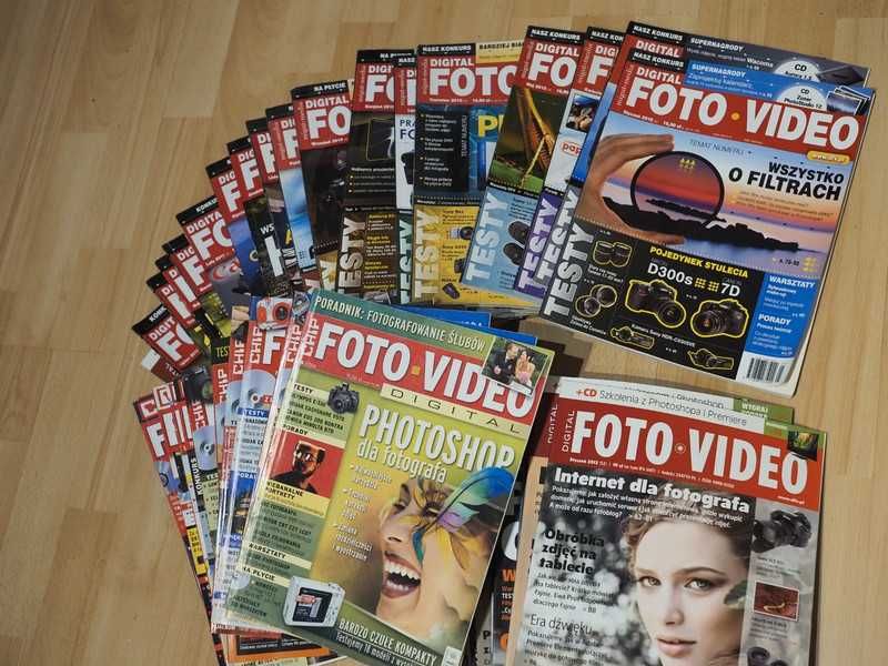 Czasopisma Foto Video 73 sztuki !
