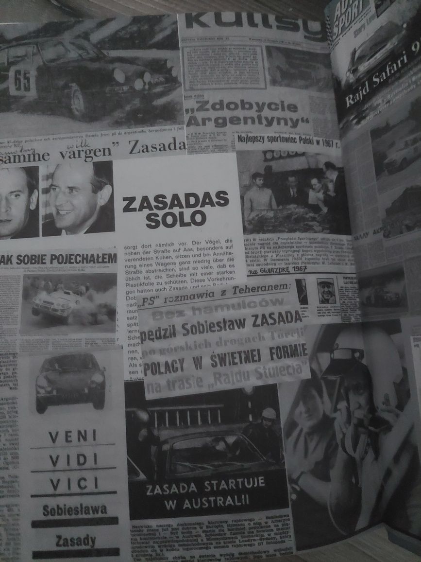 Ksiazka moje rajdy Sobiesław zasada z podpisem autora