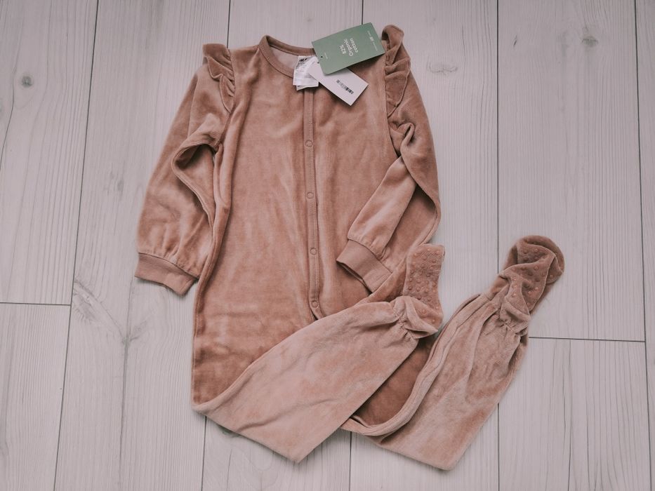 Nowy kombinezon body H&M pajacyk piżamka bawełna organiczna antypośliz