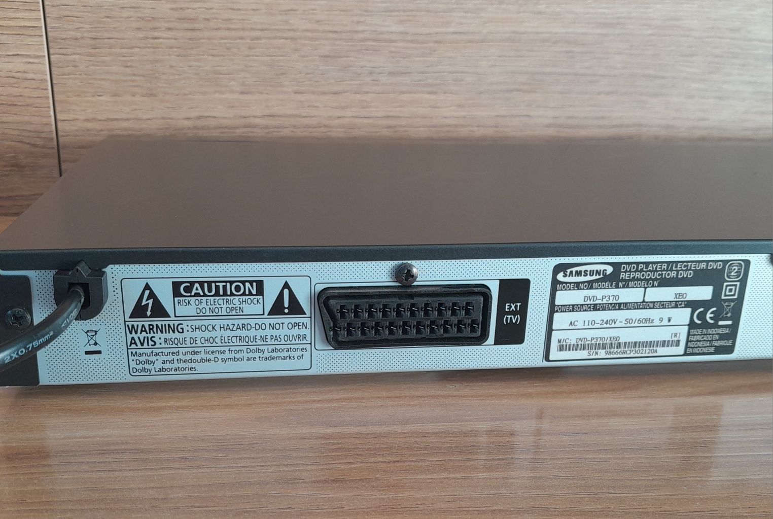 Odtwarzacz DVD Samsung P 370