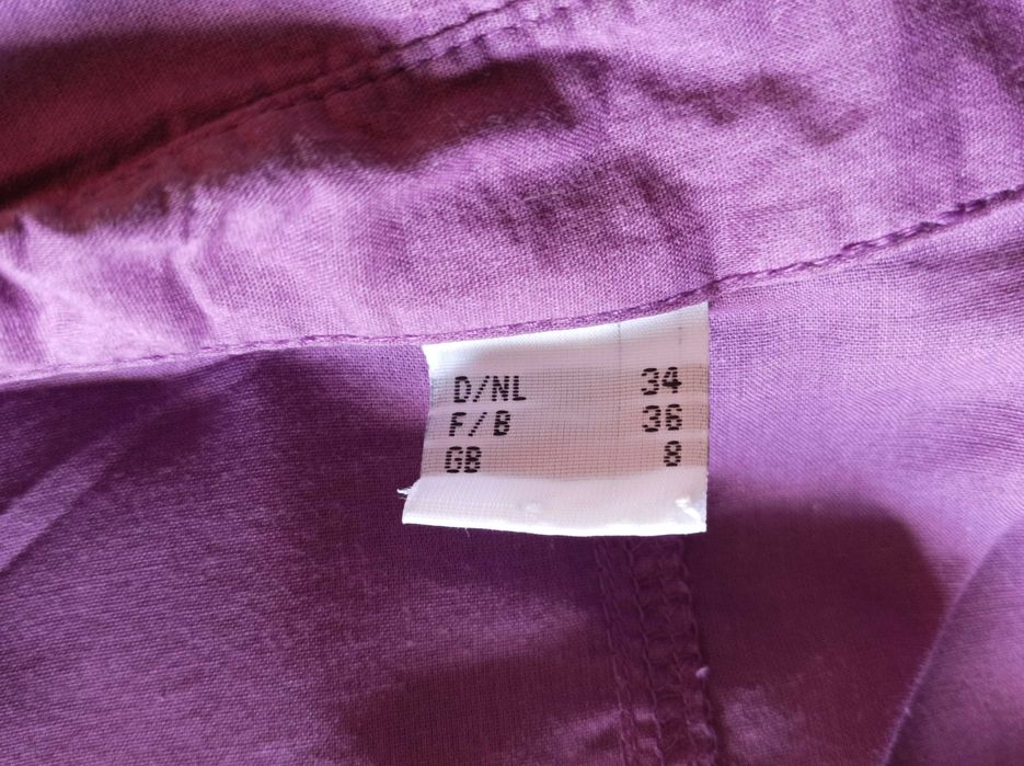 Bluzka fioletowa Bon Prix rozm 34