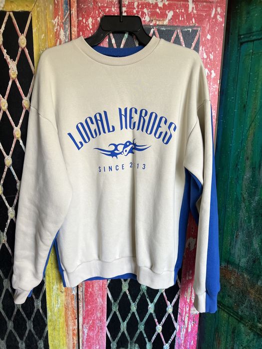 Damska bluza LH Tribal Nude & Blue Sweatshirt Local Heroes Since 2013