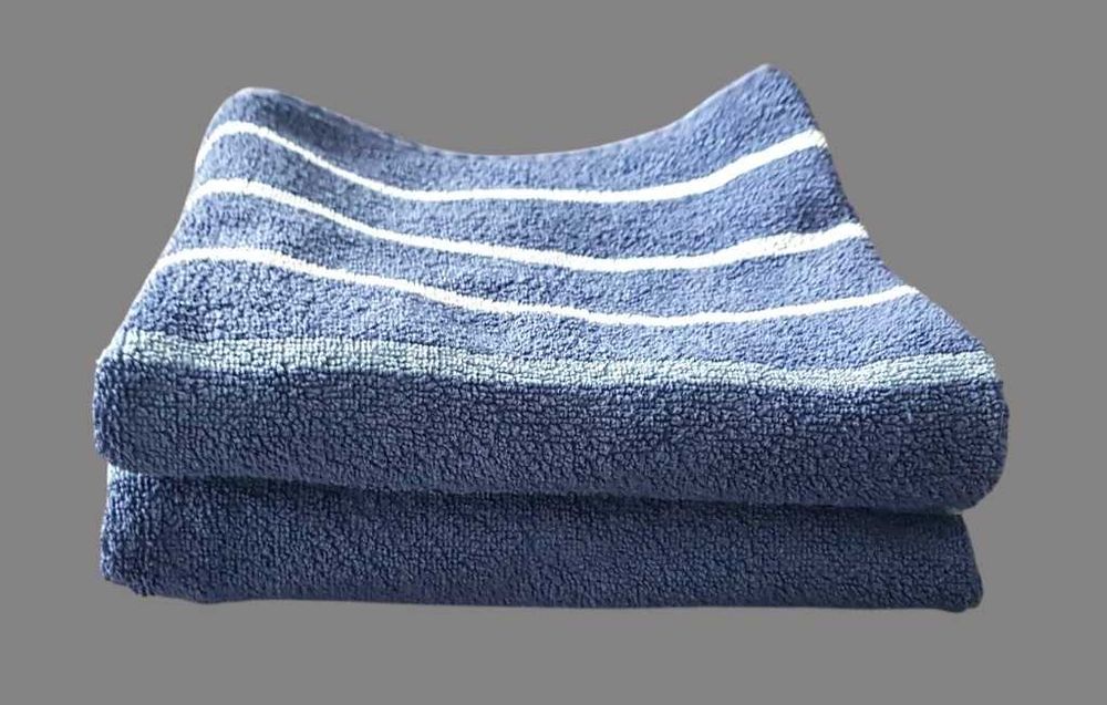 Ręczniki kąpielowe bawełniane niebieske i rózowe 50x100 cm 4szt