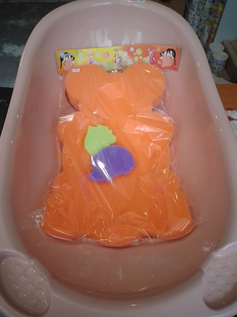 Мочалка для дитячої ванночки
