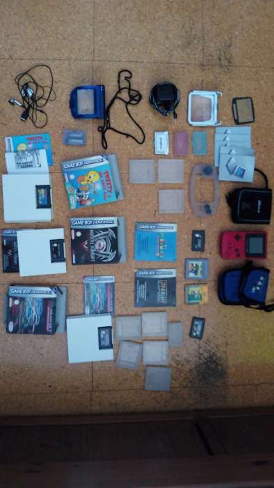 Material, jogos e acessorios game boy