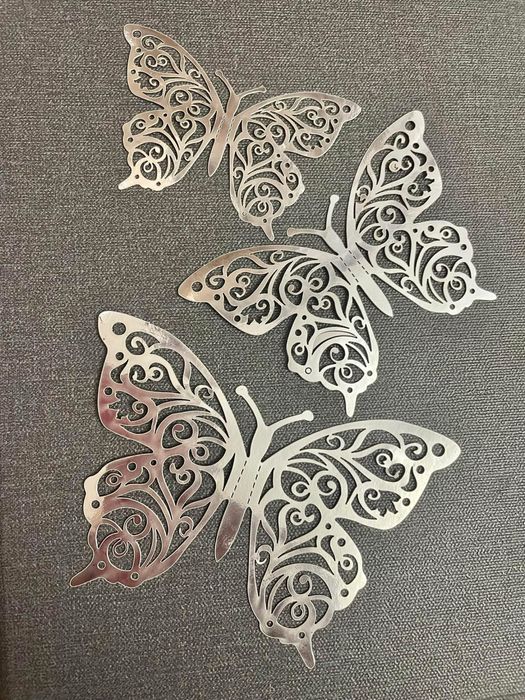 Атласна стрічка 4 см , клей, метелики