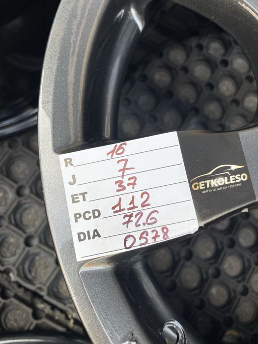 Диски легкосплавні 5/112 r16 Tomason