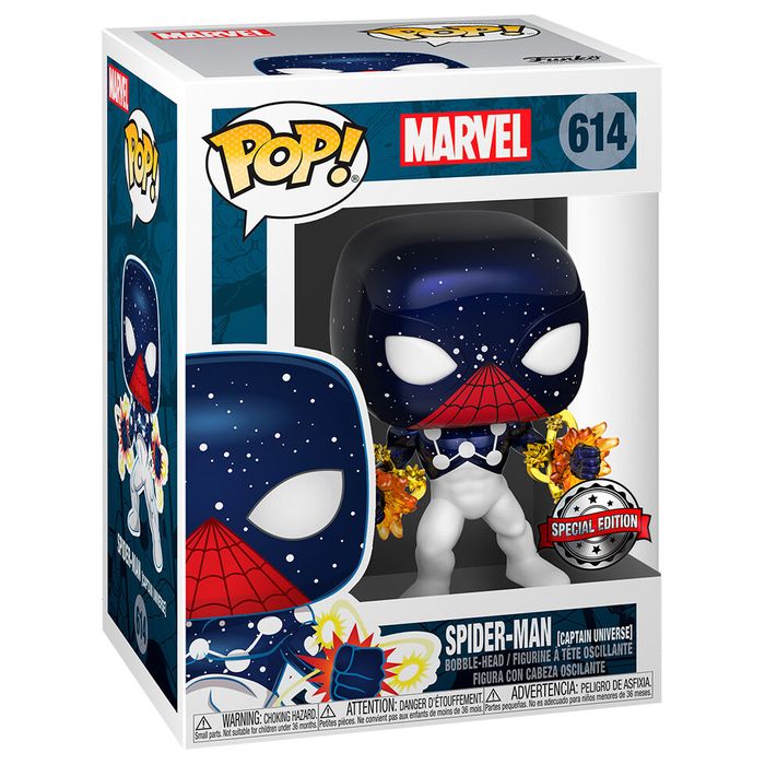 Funko POP Spider-man 614 Spider-Man Captain Universe  Special Edition