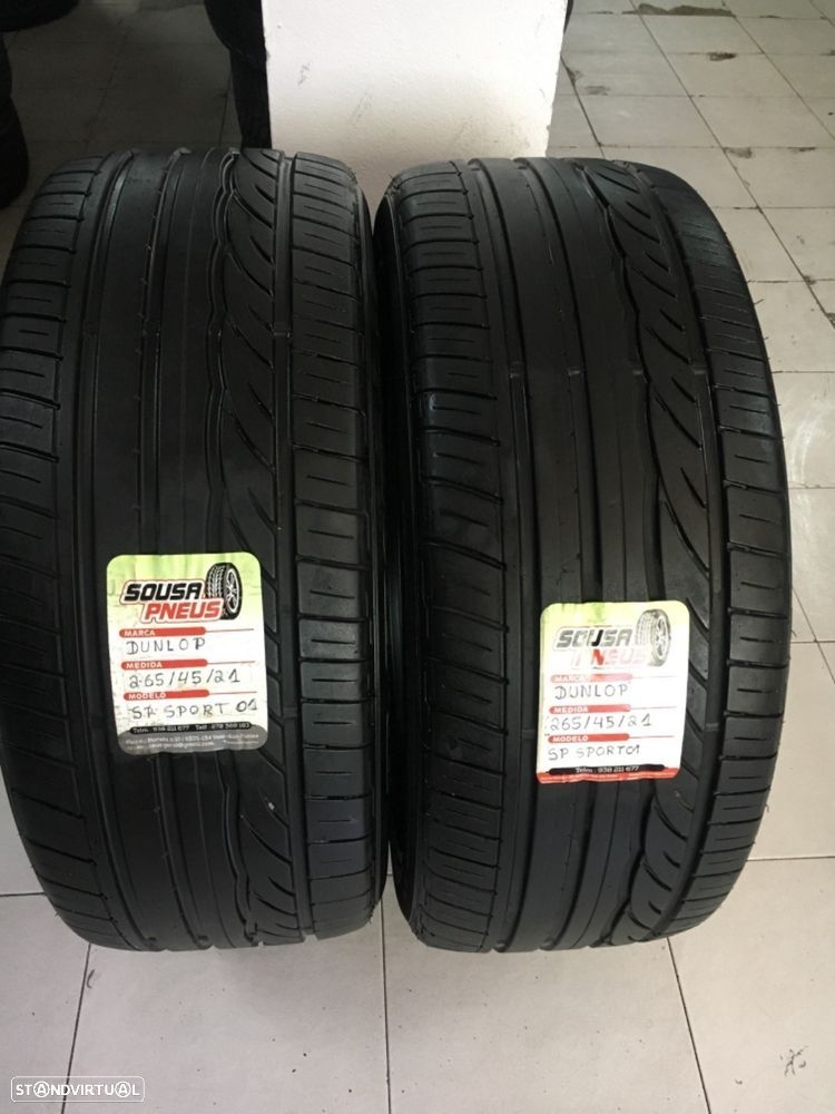 2 pneus dunlop 265-45r21 entrega gratis