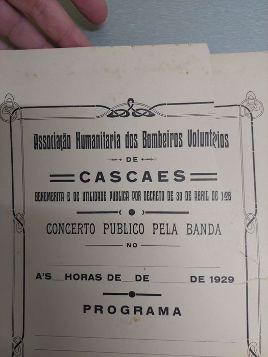 Bombeiros voluntários Cascais Cascais 1929