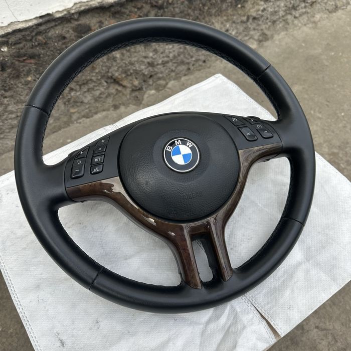 Спорт руль bmw e46 e39 e38 e53 x5 дерево м кермо бмв Е46 Е39 Е38 Х5 53