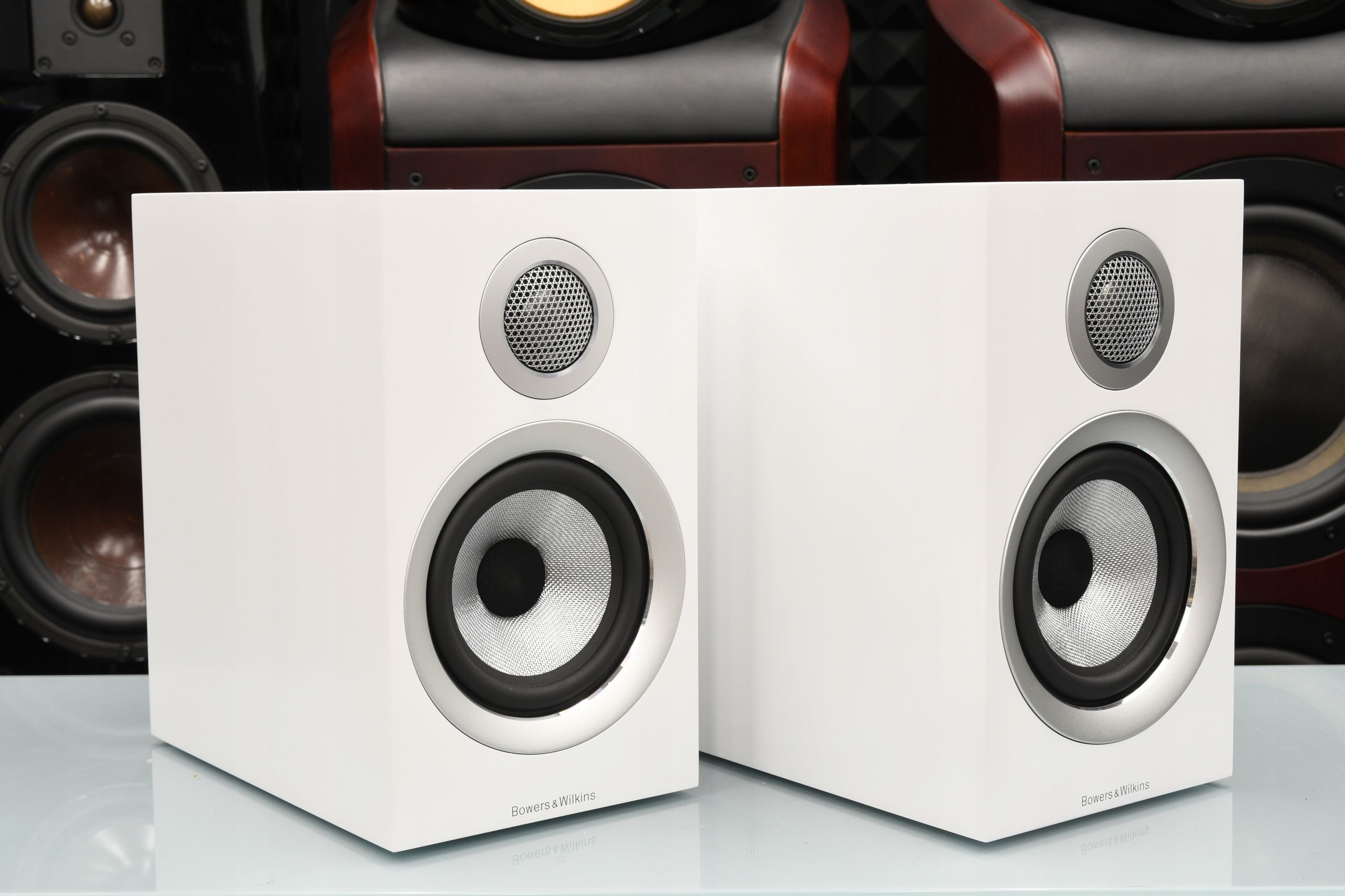 kolumny podstawkowe głośniki stereo Bowers & Wilkins B&W 707 S2