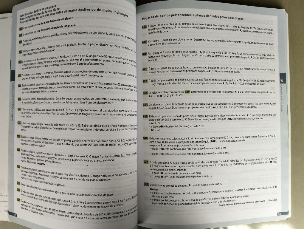 Cadernos de atividades geometria descritiva A- 10° ano e 11° ano novos