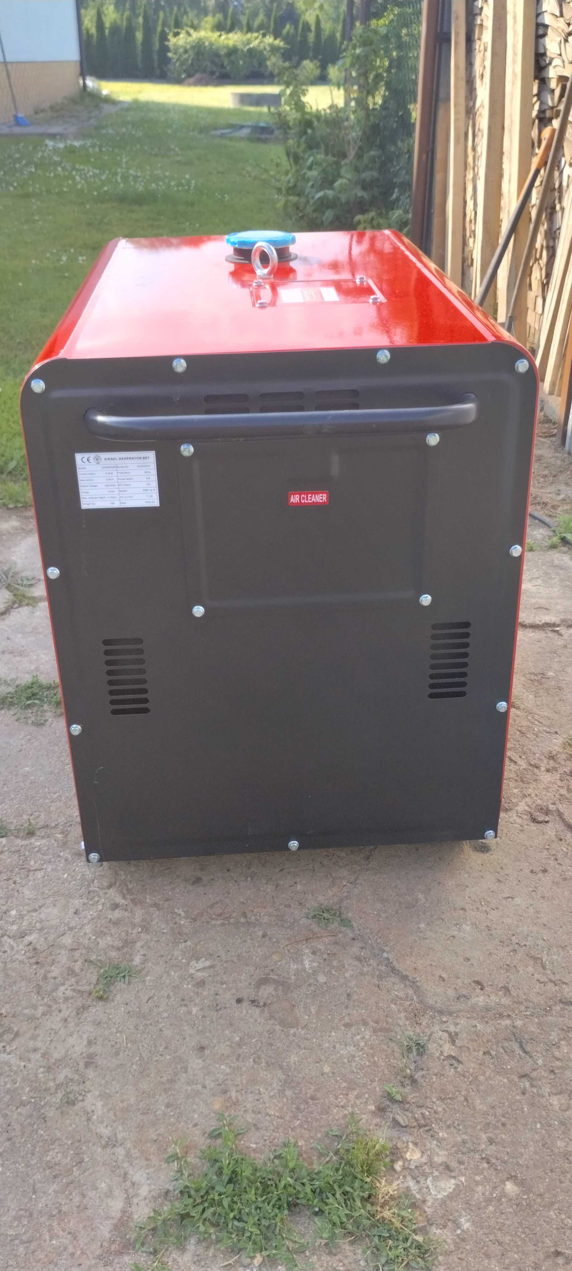 Cichy agregat prądotwórczy GEN POWER JDE9500SE 8 kW AVR DIESEL 3FAZY