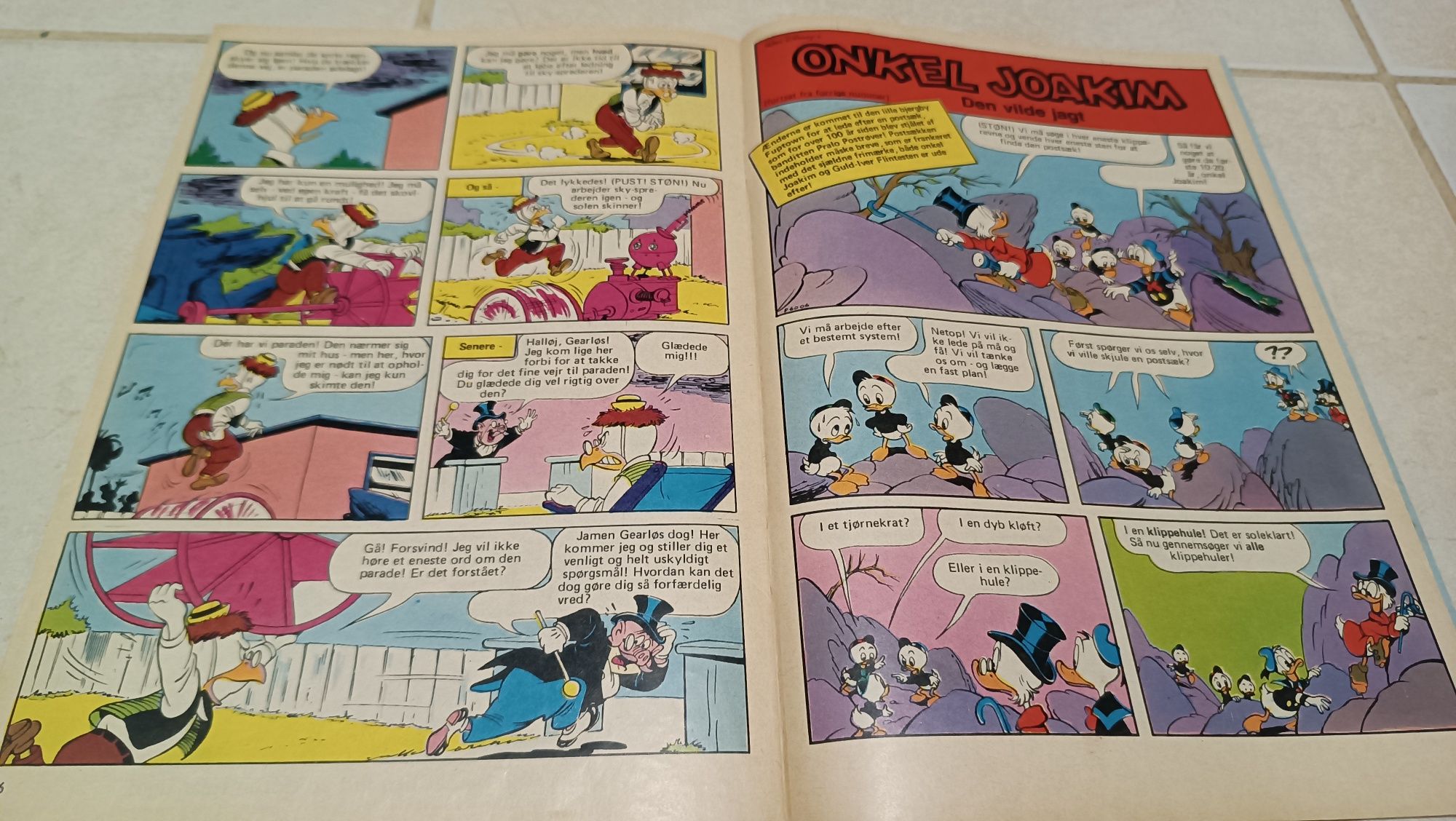 Komiks PRL Disney Donald Anders