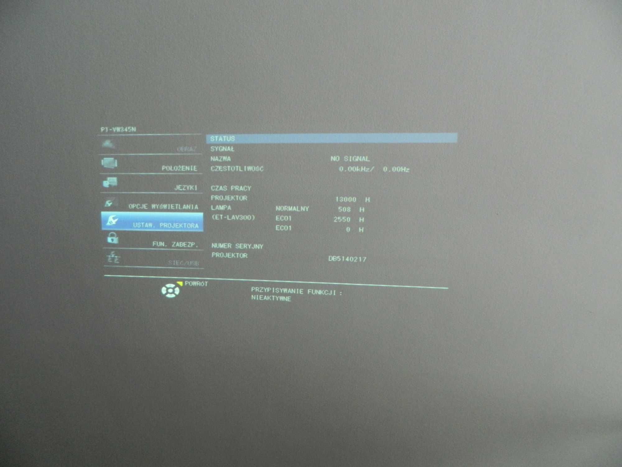 Projektor Panasonic Pt-Vw345NZ