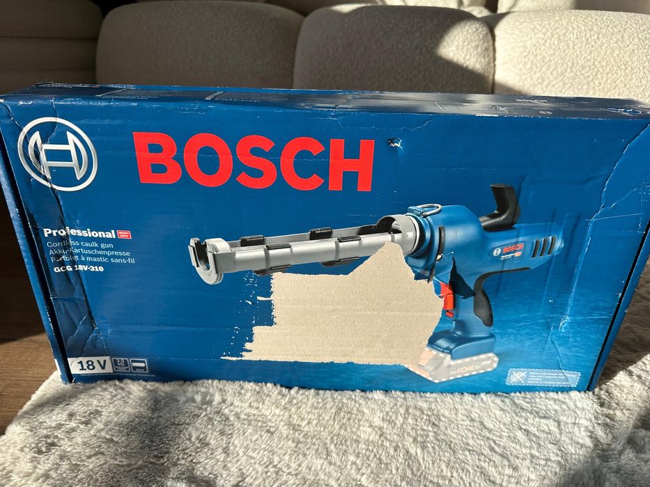 Pistolet do sylikonu akumulatorowy BOSCH GCG 18V-310 niebieski