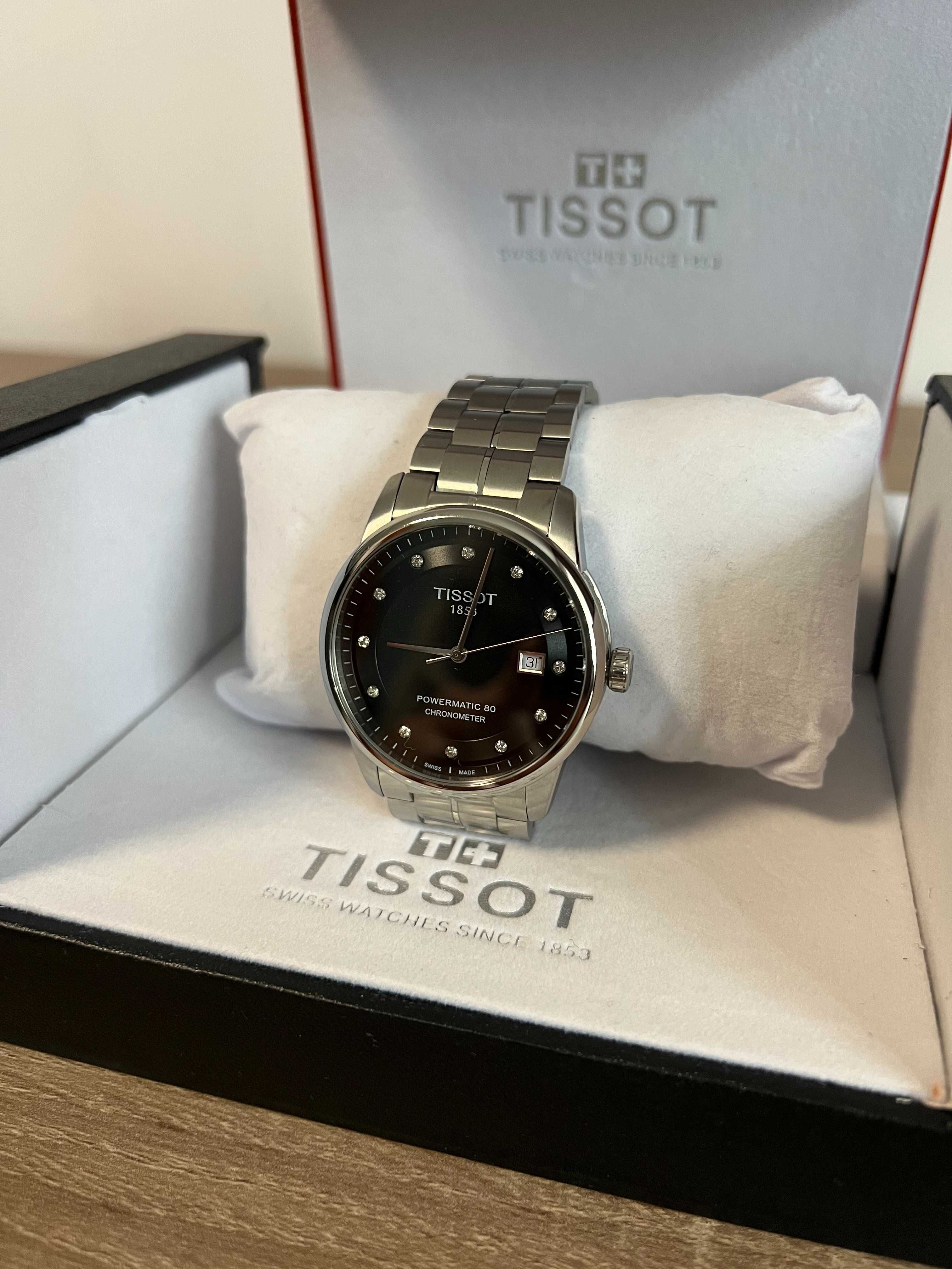 Годинник Часы Tissot Luxury Diamonds Powermatic 80 T086.408.11.056.00