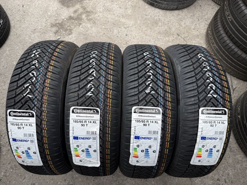 Nowe opony wielosezonowe 185/65/14 Continental All Season Contact