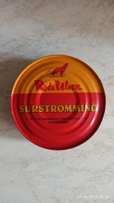 Сюрстрьомінг Surströmming! консерва