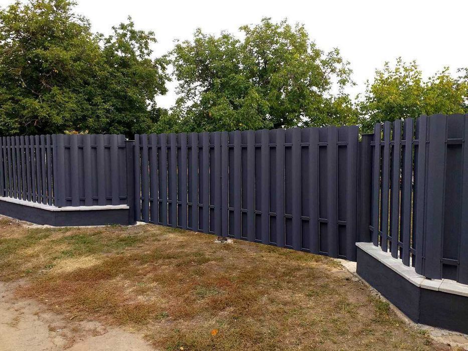 Євроштахетник та євроштахет. Ранчо та Жалюзі паркан. Забор.