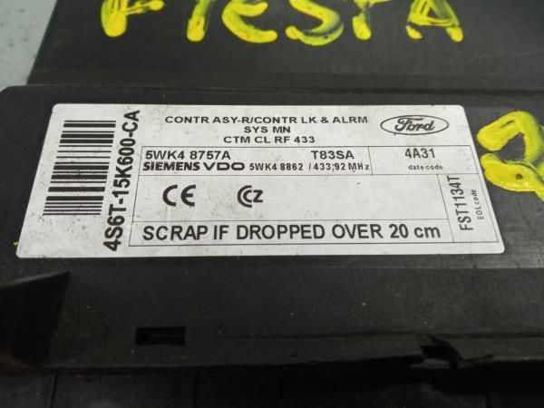 Módulo confort FORD Fiesta V (JH_, JD_)