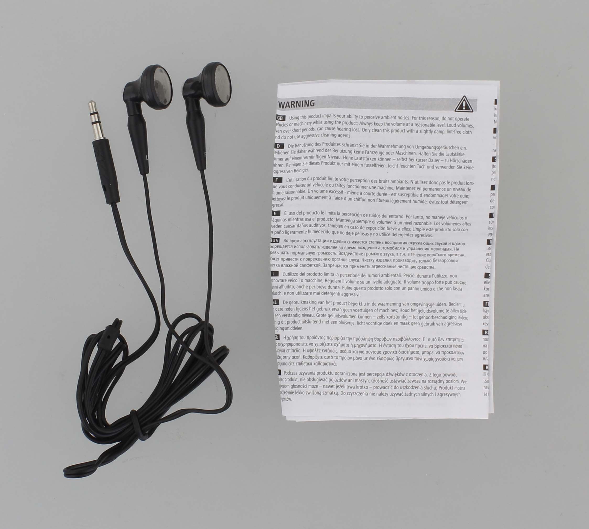 Hama - słuchawki douszne BASIC4MUSIC czarne, przewodowe - OUTLET