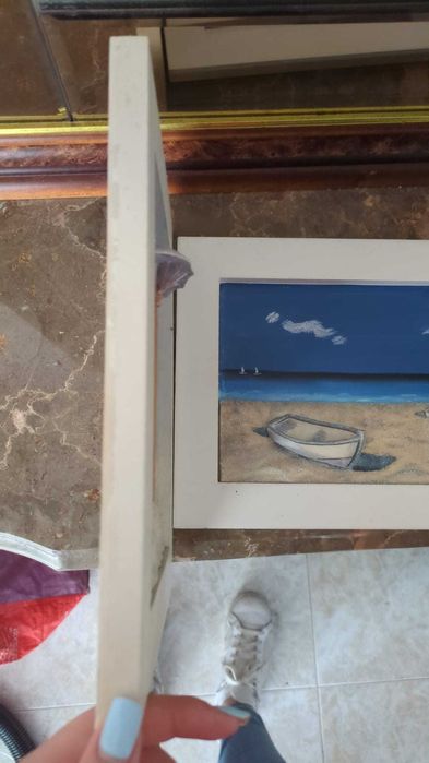 Quadro Decorativo Praia – Conjunto com 2 Peças