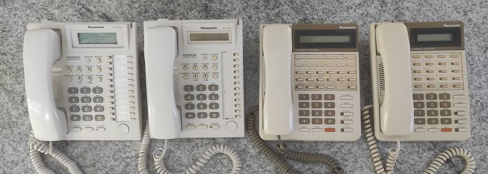 Telefony systemowe Panasonic.