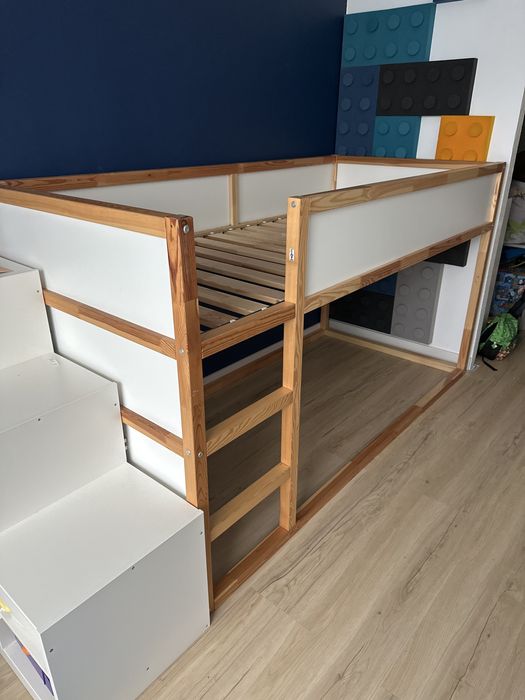 Łóżko marki ikea Kura