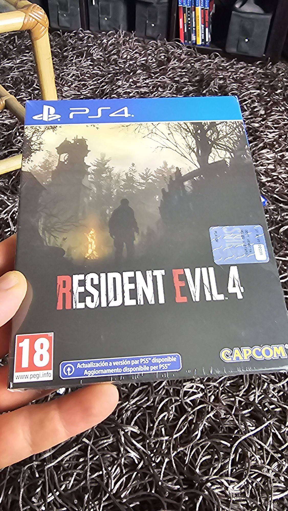 NOVO Resident Evil 4 Remake Steelbook Limited PS4 PS5 PlayStation 5 4