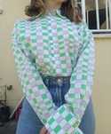 Camisa retro Mango, nova c/ etiqueta