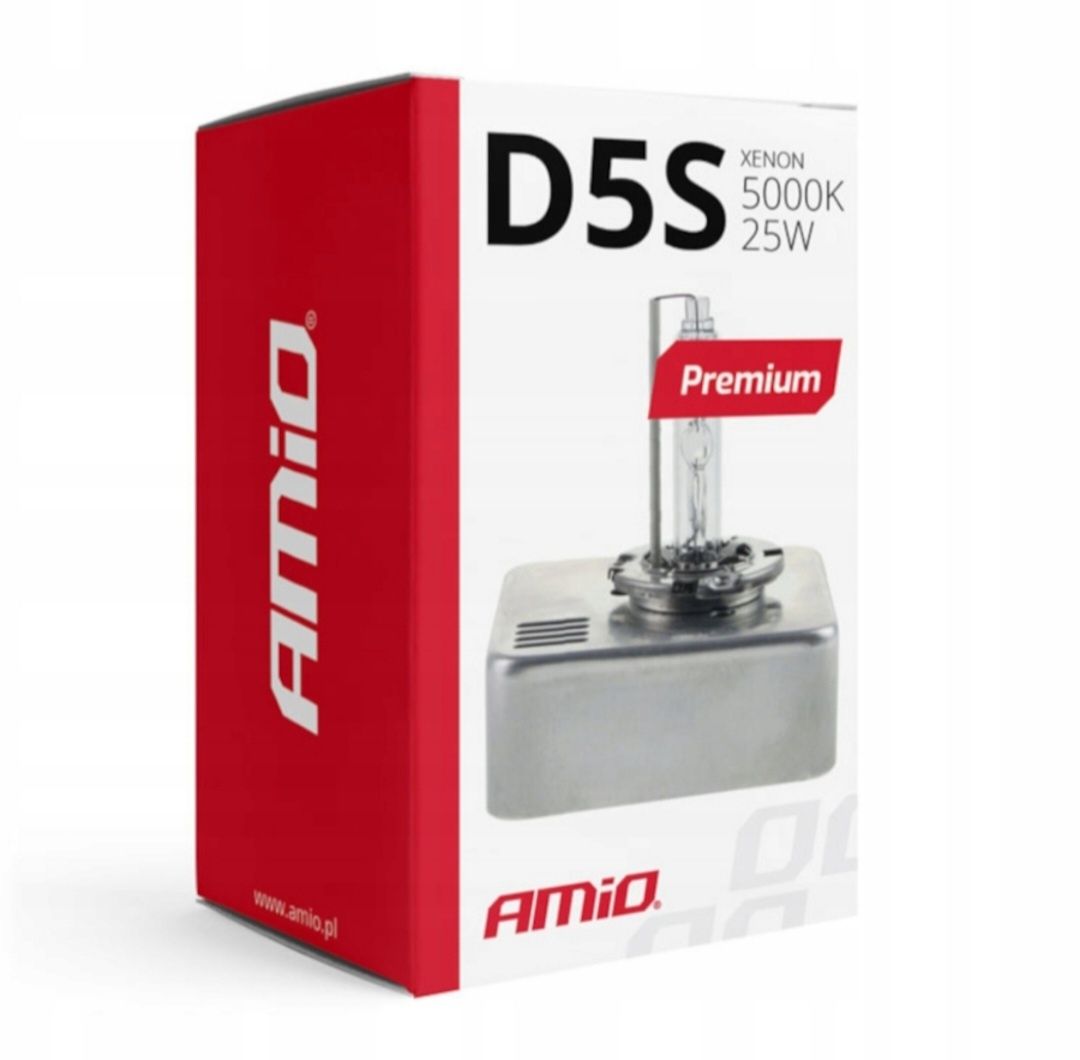 Żarnik D5S AMiO Premium 12V 25W 5000K