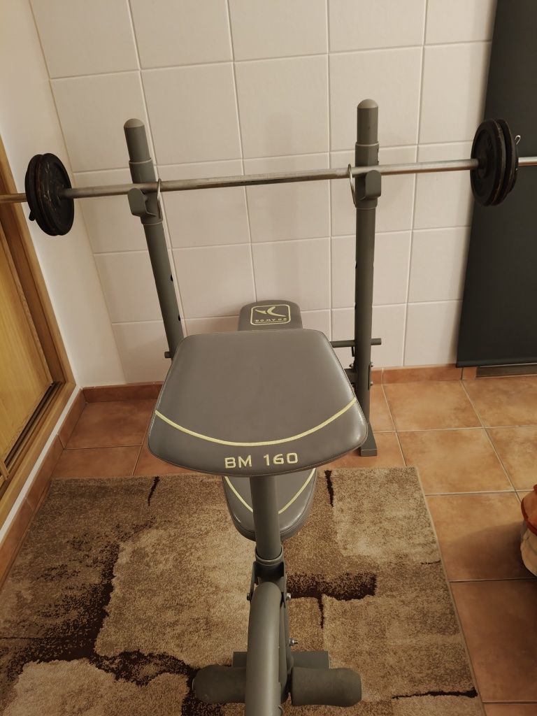 Musculação Banco DOMYOS/ Barra