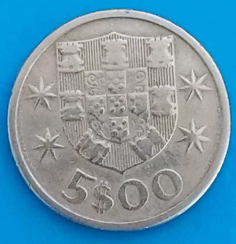 5$00 de 1964 Republica Portuguesa