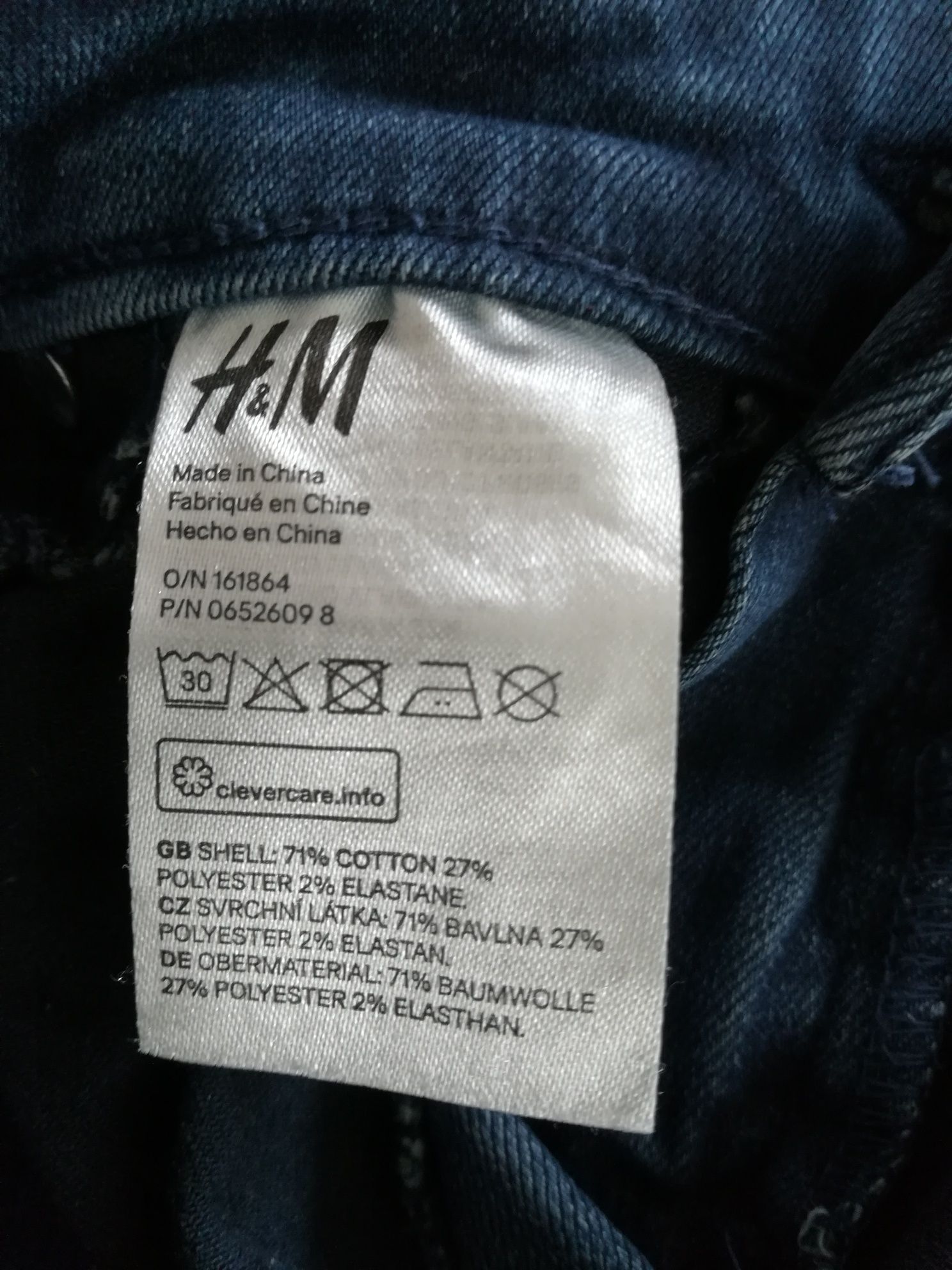 Spodnie jeansowe Mama h&m 42 Stan idealny