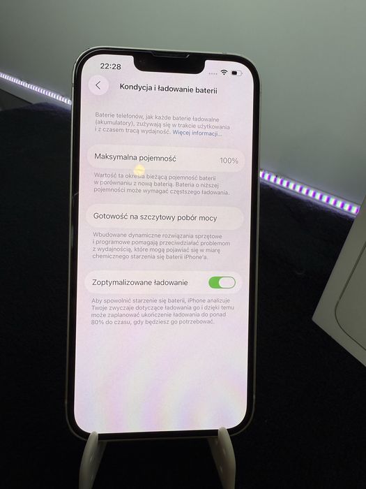 iPhone 13|Starlight|100%|Bardzo Dobry|Pełen Zestaw